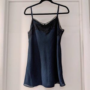 CAbi Midnight Navy Lace Cami - Size M